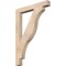 Ekena Millwork Funston Block Smooth Bracket, Douglas Fir, 3 1/2"W x 30"D x 42"H BKT04X30X42FST05SDF - alternate 1